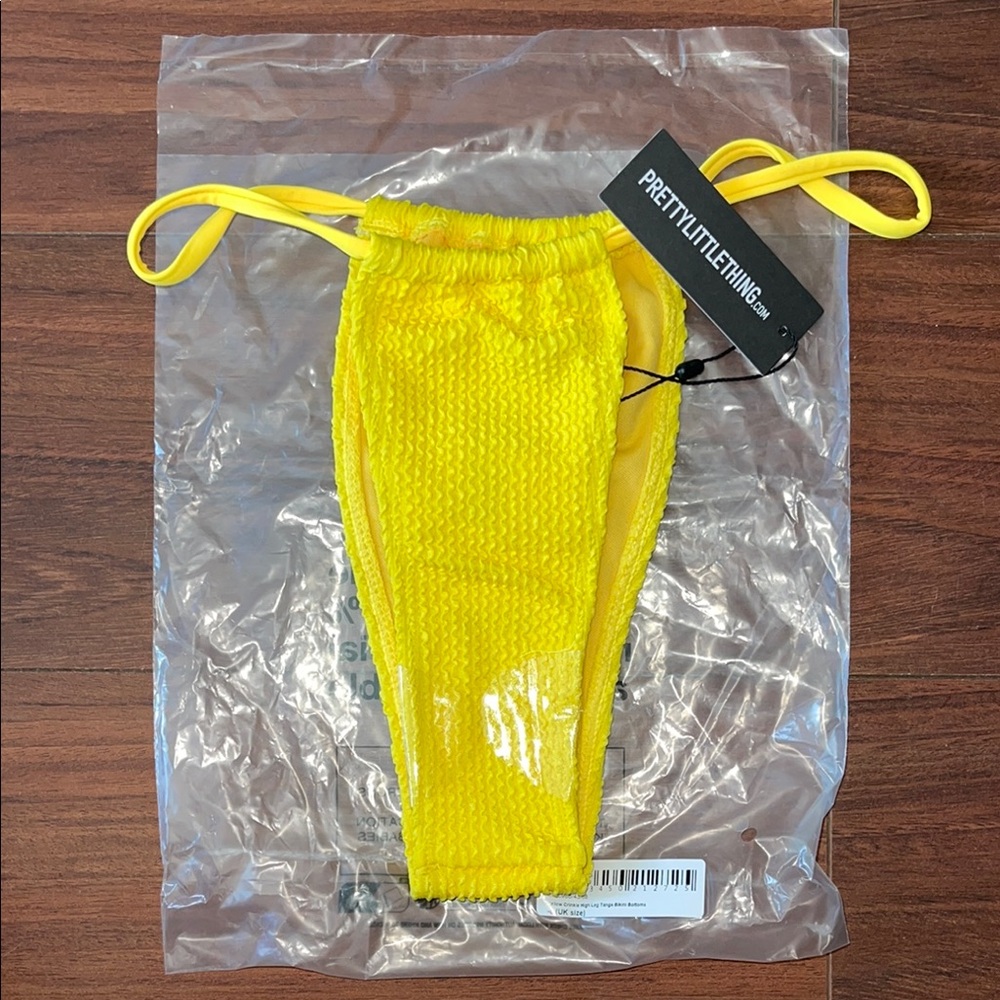 PrettyLittleThing Yellow Bikini Bottom
